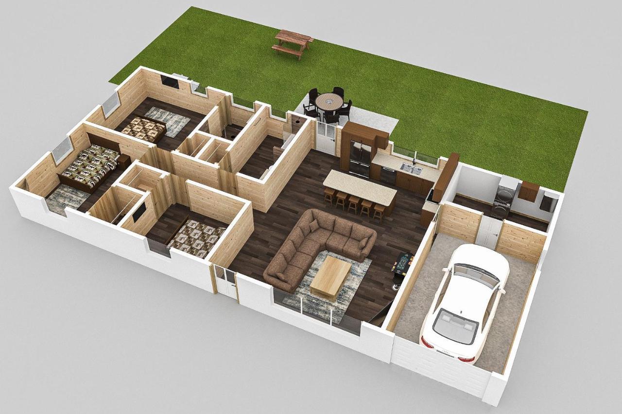 The Brick House: Brand New! 3 Bedroom Home With Private Driveway Pigeon Forge Exterior foto